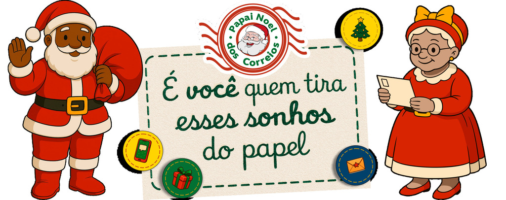 Papai Noel dos Correios começa em João Monlevade; saiba como adotar uma cartinha