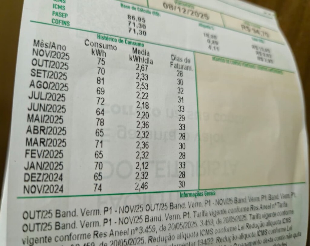 Conta de energia terá bandeira verde e redução no preço em janeiro
