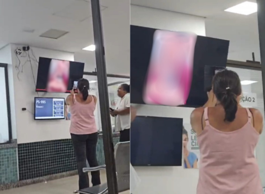 Monitor do Hospital Margarida exibe vídeo pornográfico; situação está sendo investigada