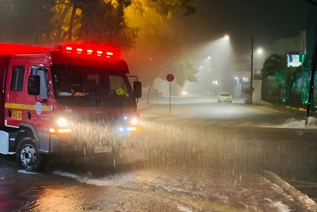 Bombeiros oferecem treinamento de prevenção no período chuvoso
